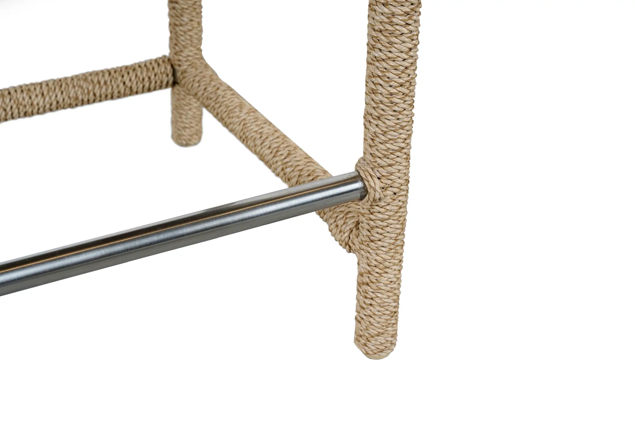 Ryan Light Beige Woven 24" Barstool Ryan Light Beige Woven 24" Barstool
