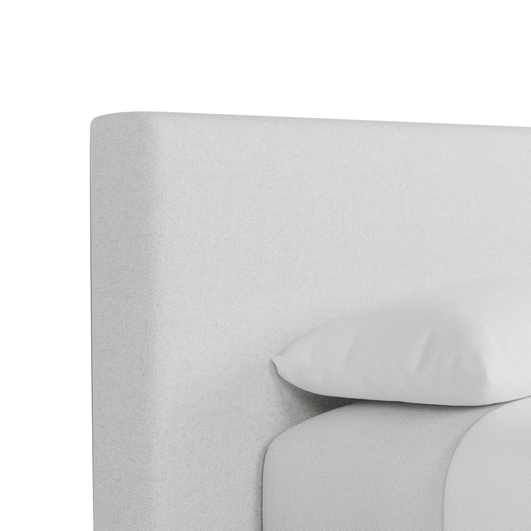 Grayton Elite Ivory 44" Upholstered Platform Bed