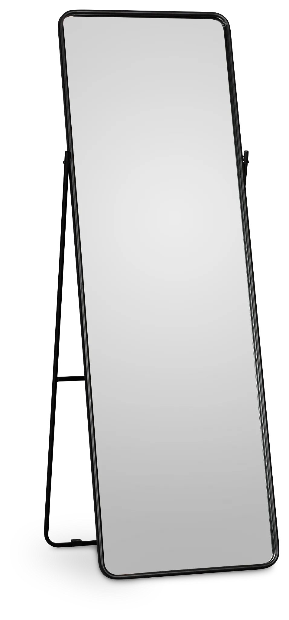Sumi Black Floor Mirror