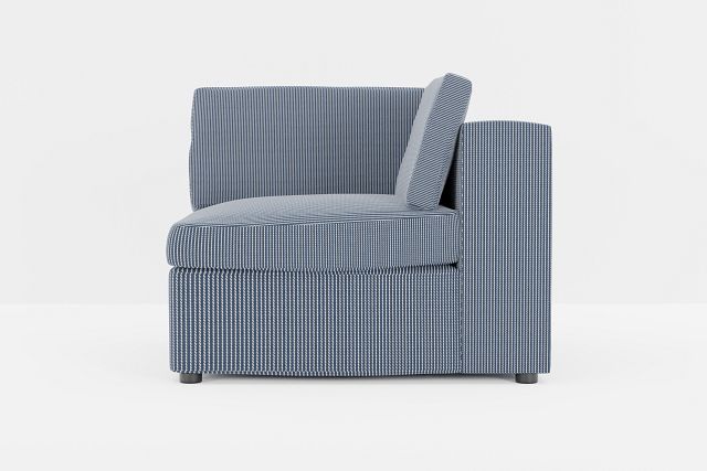 Destin Lucy Navy Fabric Corner Chair