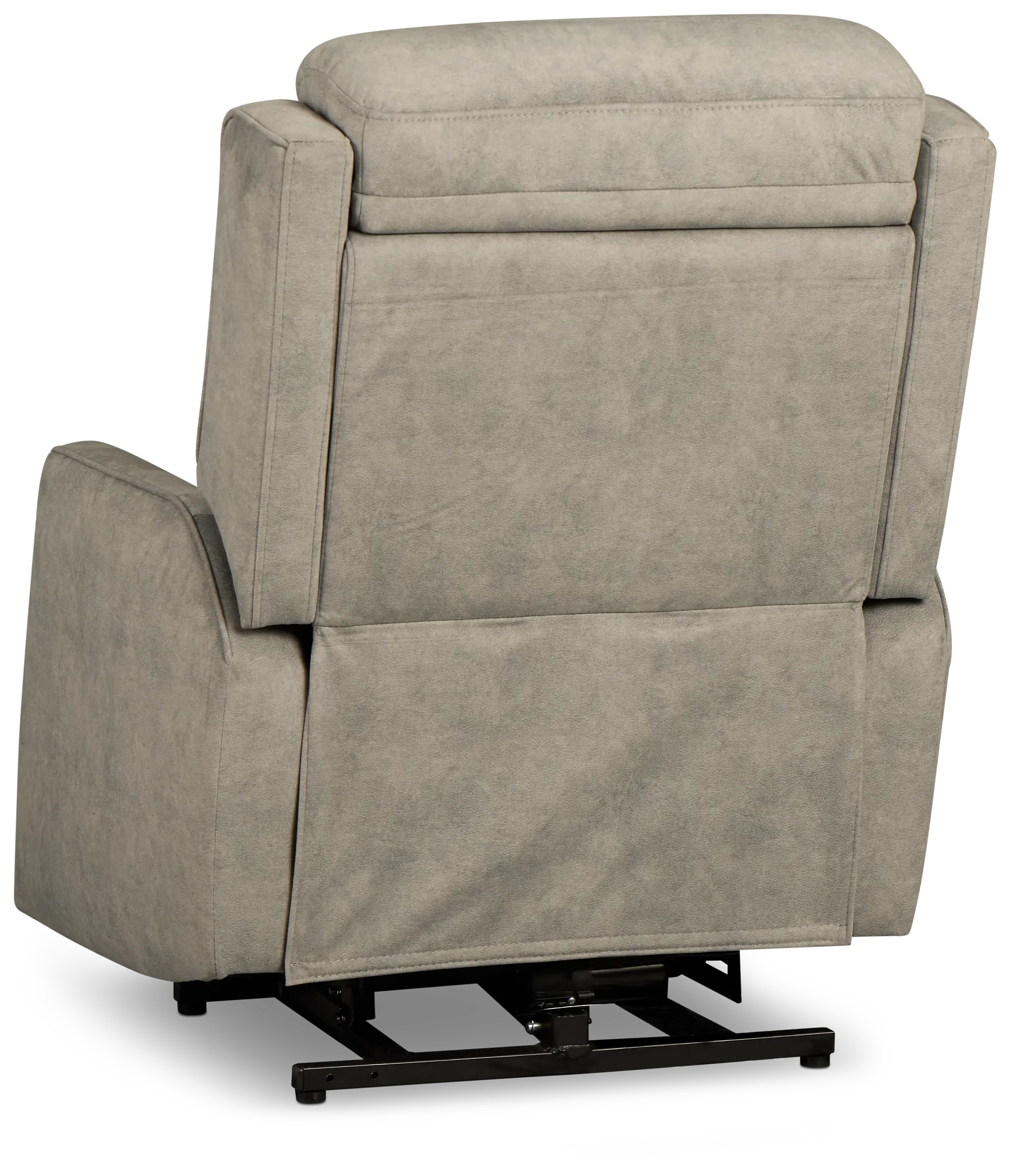 Harris Light Gray Micro Power Lift Recliner