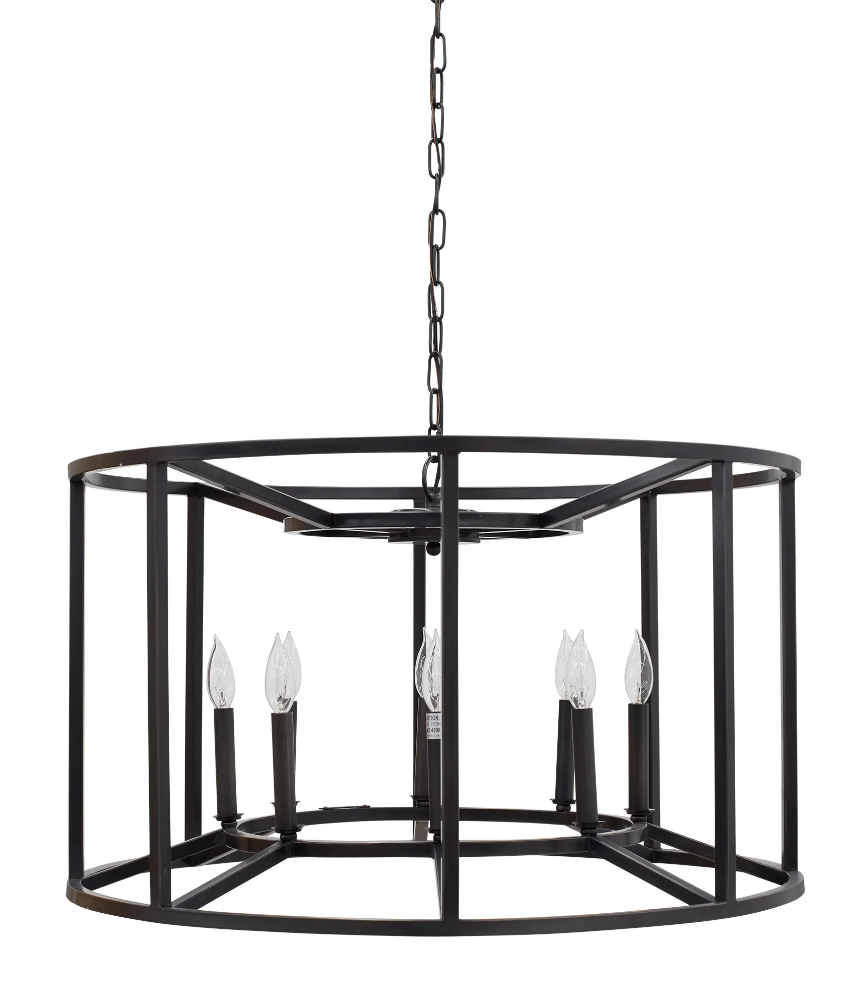 Wheel Metal Round Chandelier