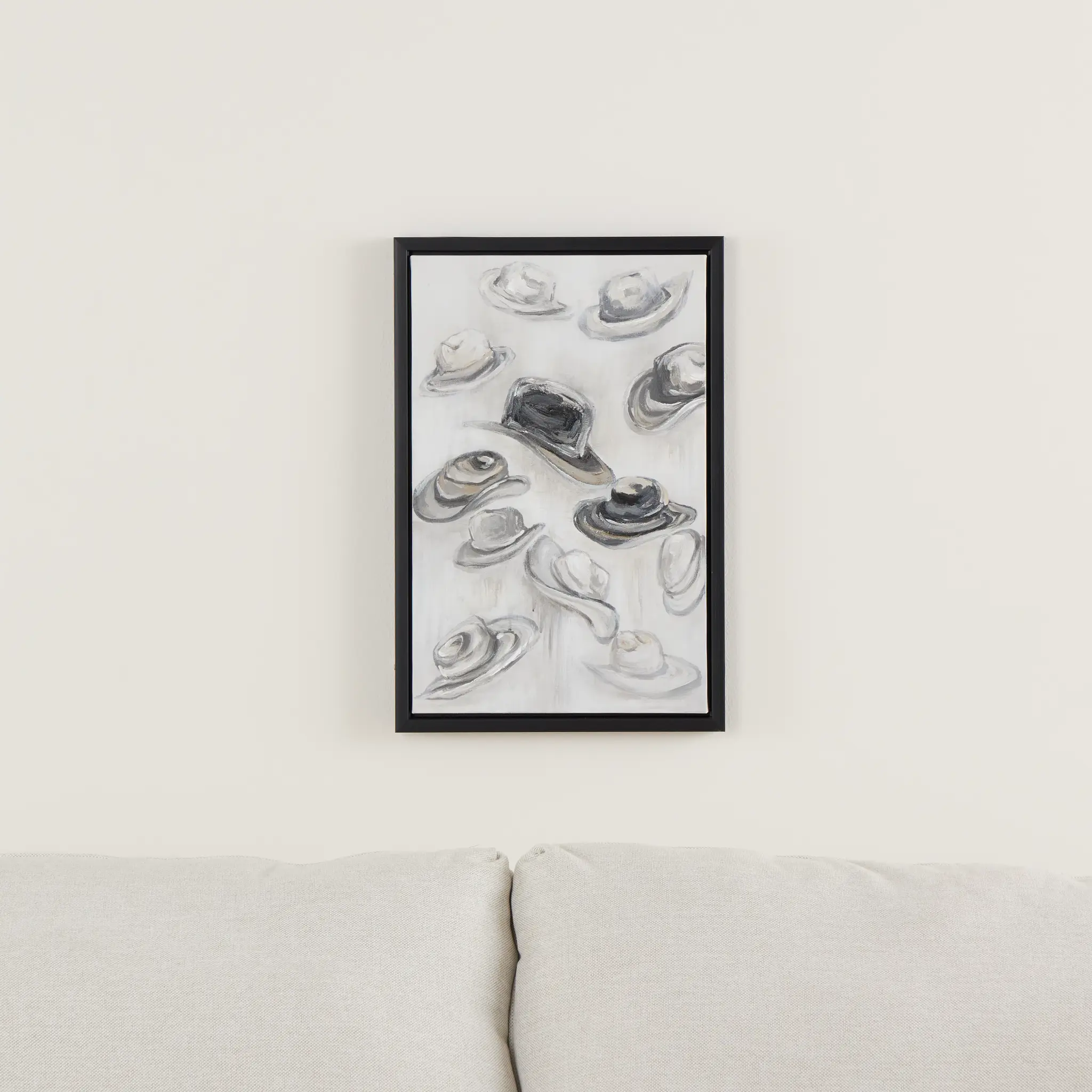 Hats Ivory Wall Art Hats Ivory Wall Art