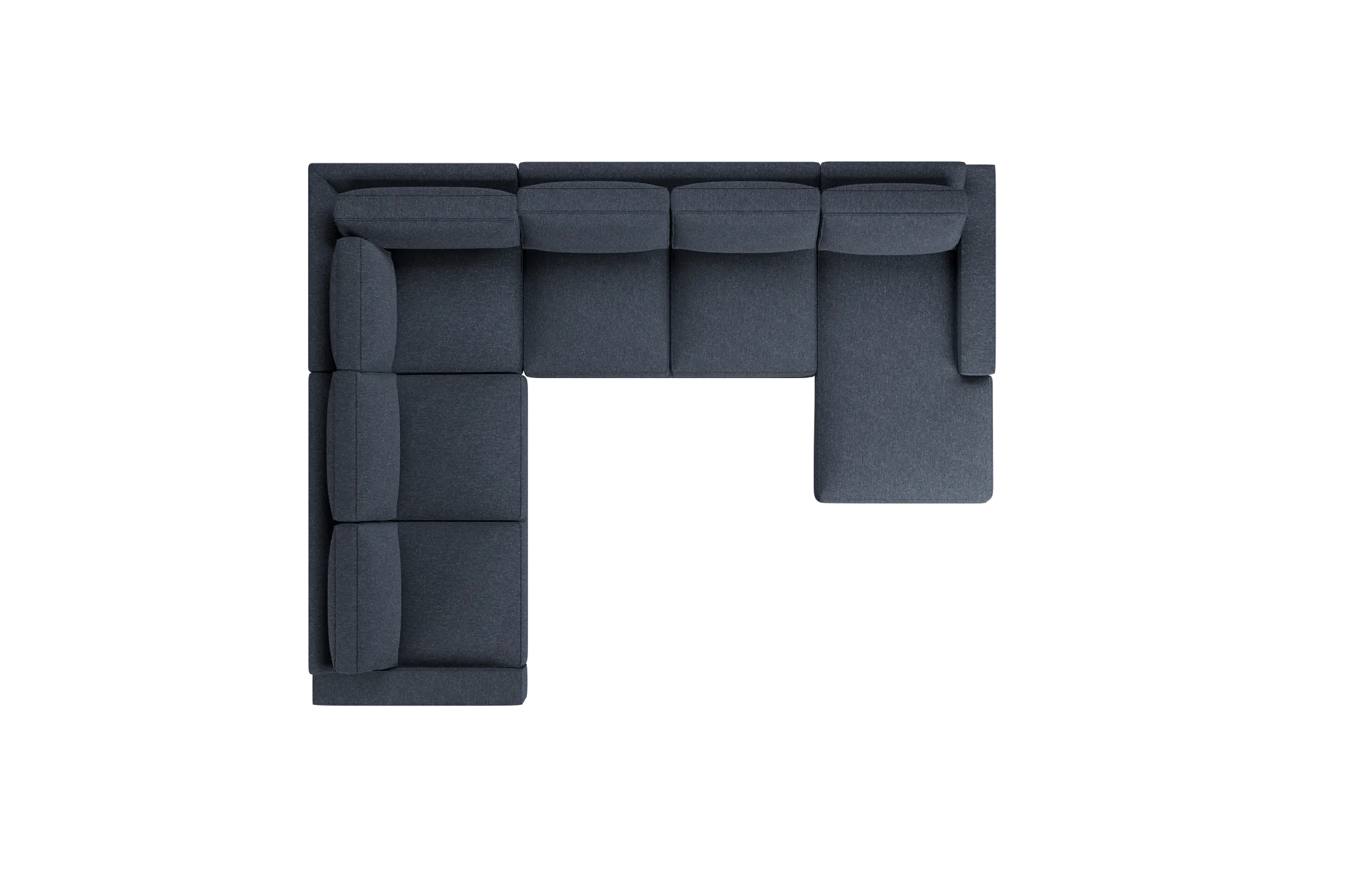 Edgewater Maguire Blue Medium Right Chaise Sectional