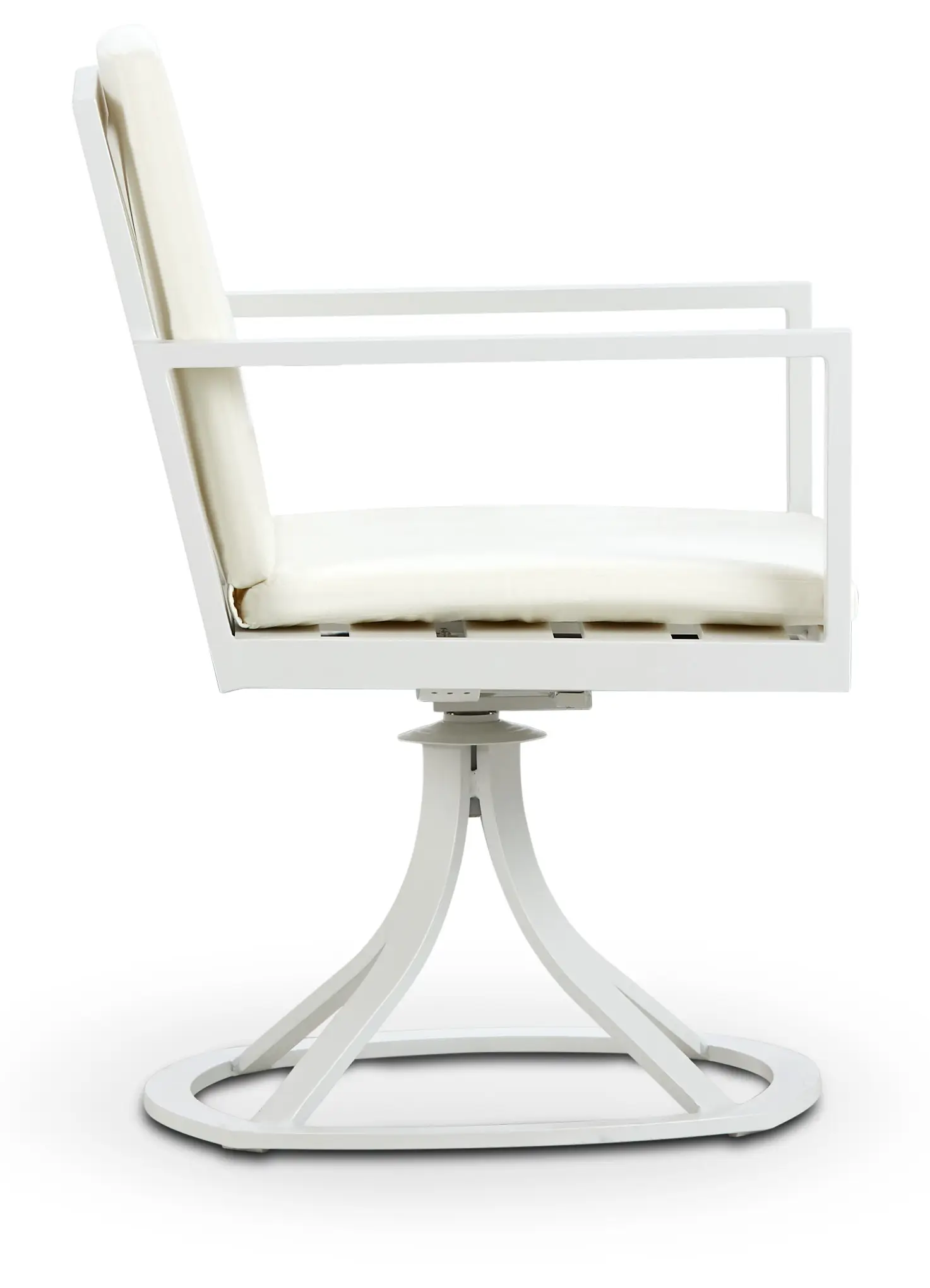 Linear White Swivel Chair Linear White Swivel Chair