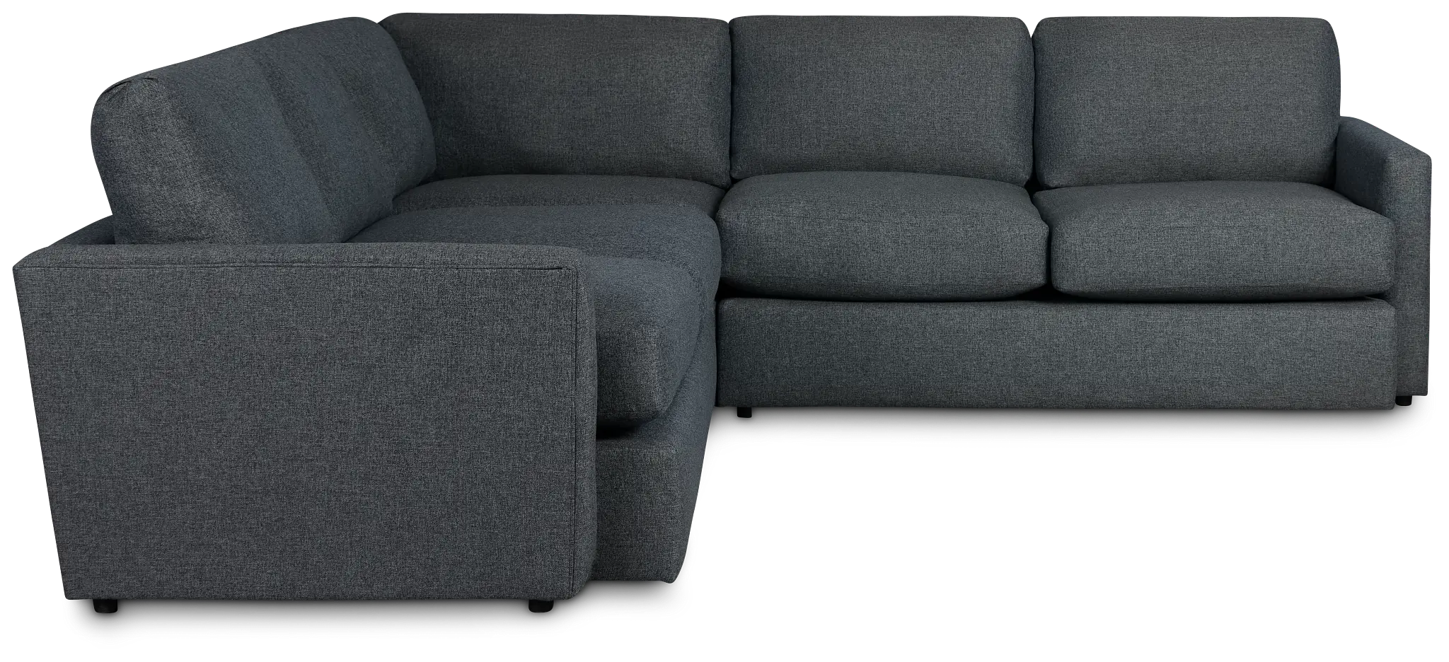 Noah Dark Gray Fabric Small Two-arm Sectional Noah Dark Gray Fabric Small Two-arm Sectional