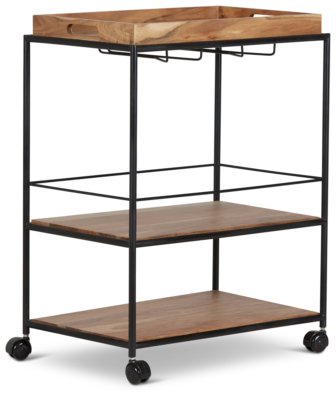 Margo Rectangular Metal Bar Cart
