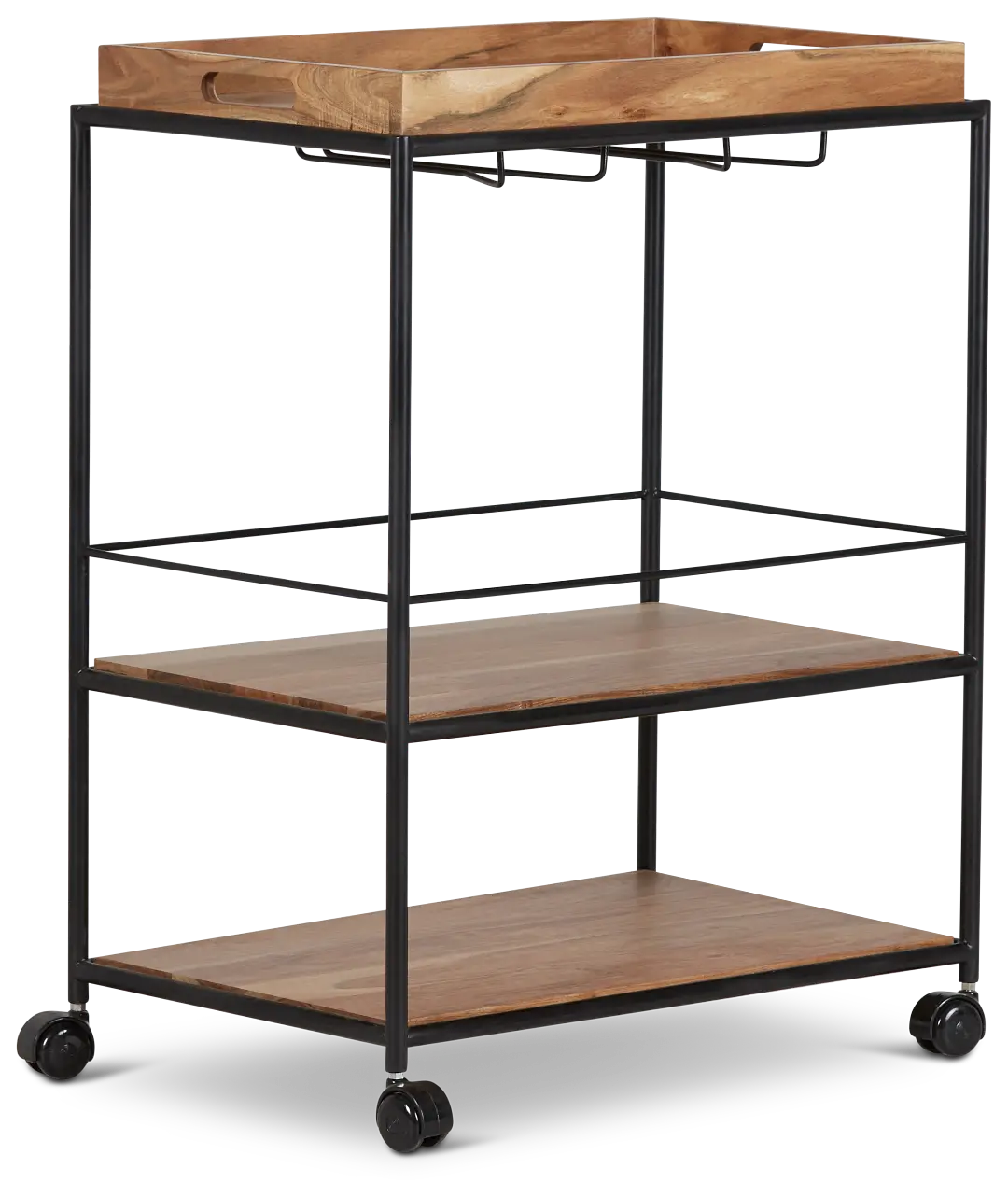 Margo Rectangular Metal Bar Cart Margo Rectangular Metal Bar Cart