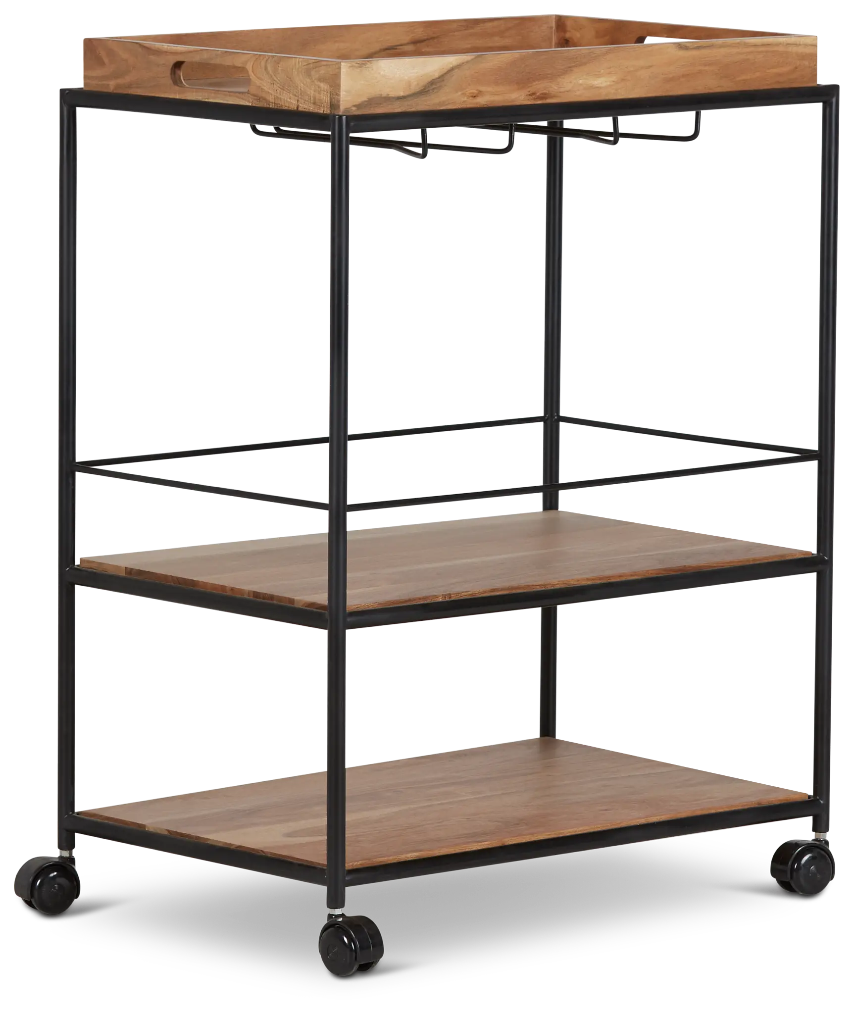 Margo Rectangular Metal Bar Cart Margo Rectangular Metal Bar Cart