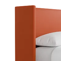 Captiva Joya Orange 48" Upholstered Shelter Bed
