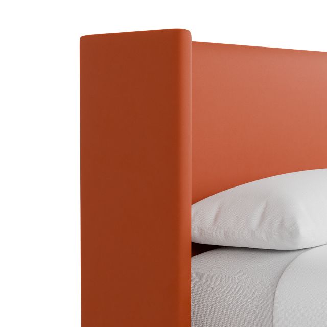 Captiva Joya Orange 48" Upholstered Shelter Bed