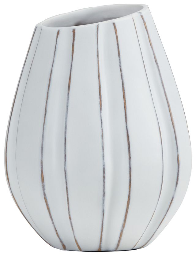 Xander White Vase (0)