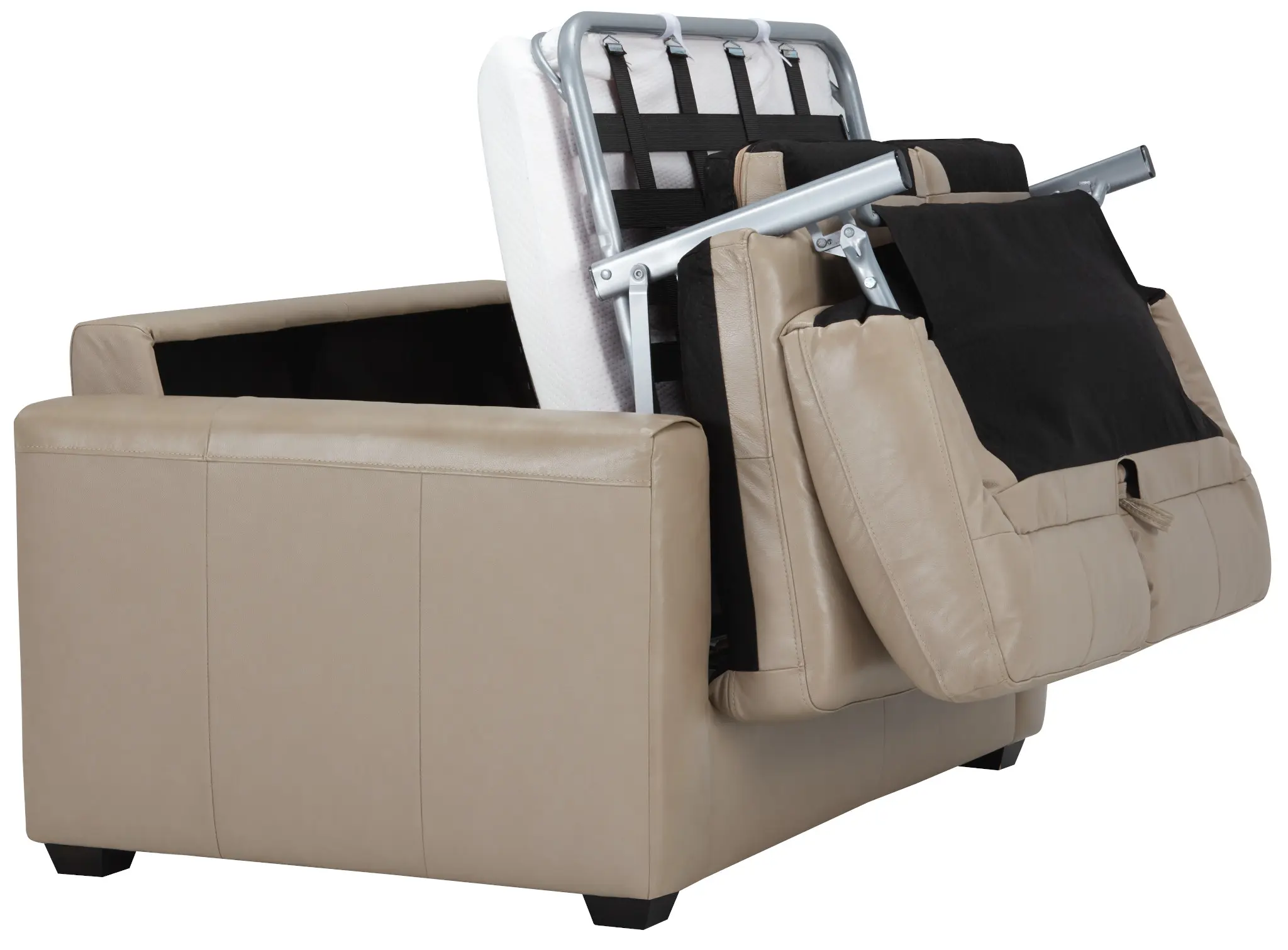Lane Taupe Lthr/vinyl Memory Foam Sleeper Lane Taupe Lthr/vinyl Memory Foam Sleeper