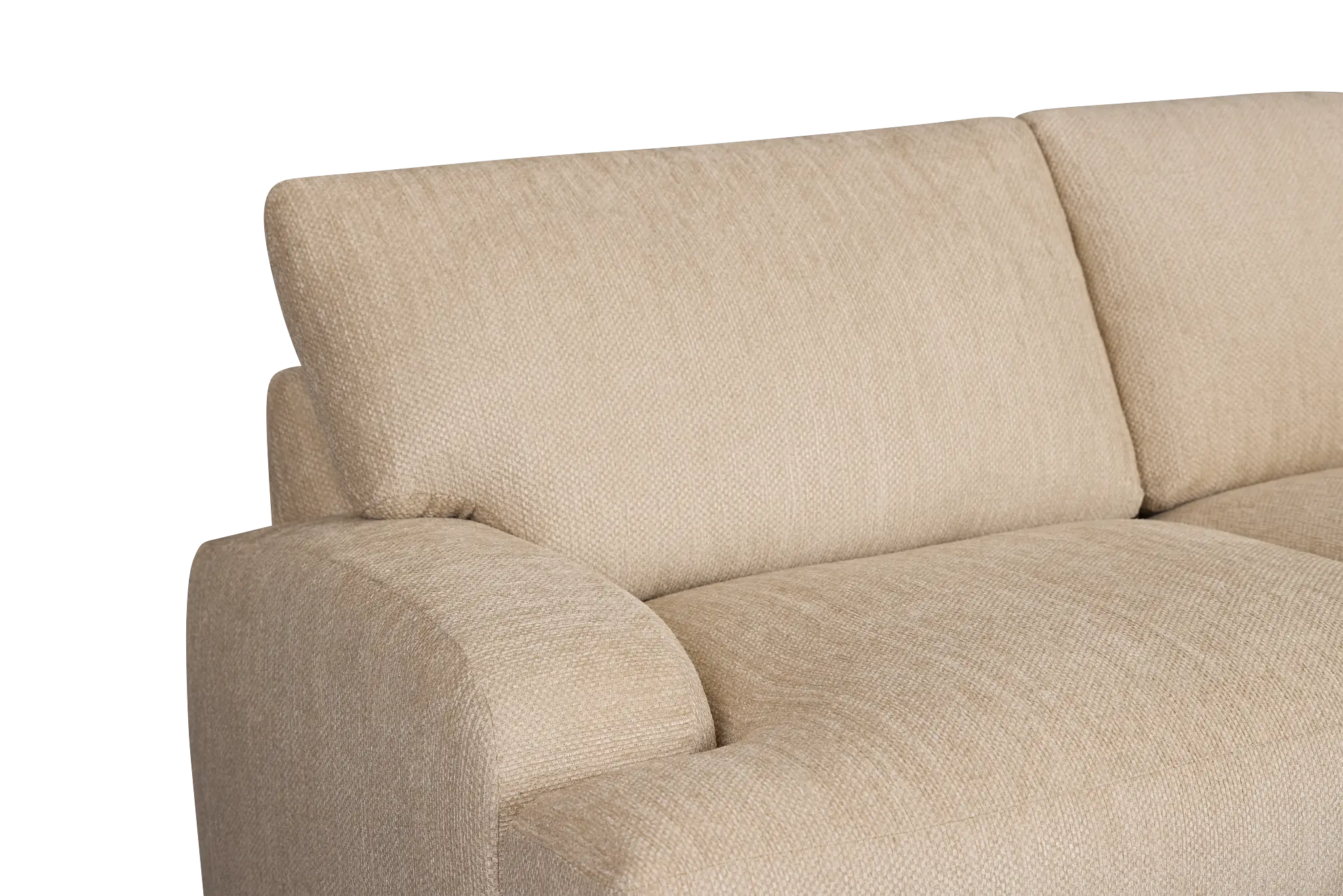 Alpha Beige Fabric Medium Two-arm Sectional Alpha Beige Fabric Medium Two-arm Sectional