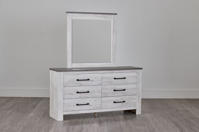 Blueridge Two-tone Dresser & Mirror (0)