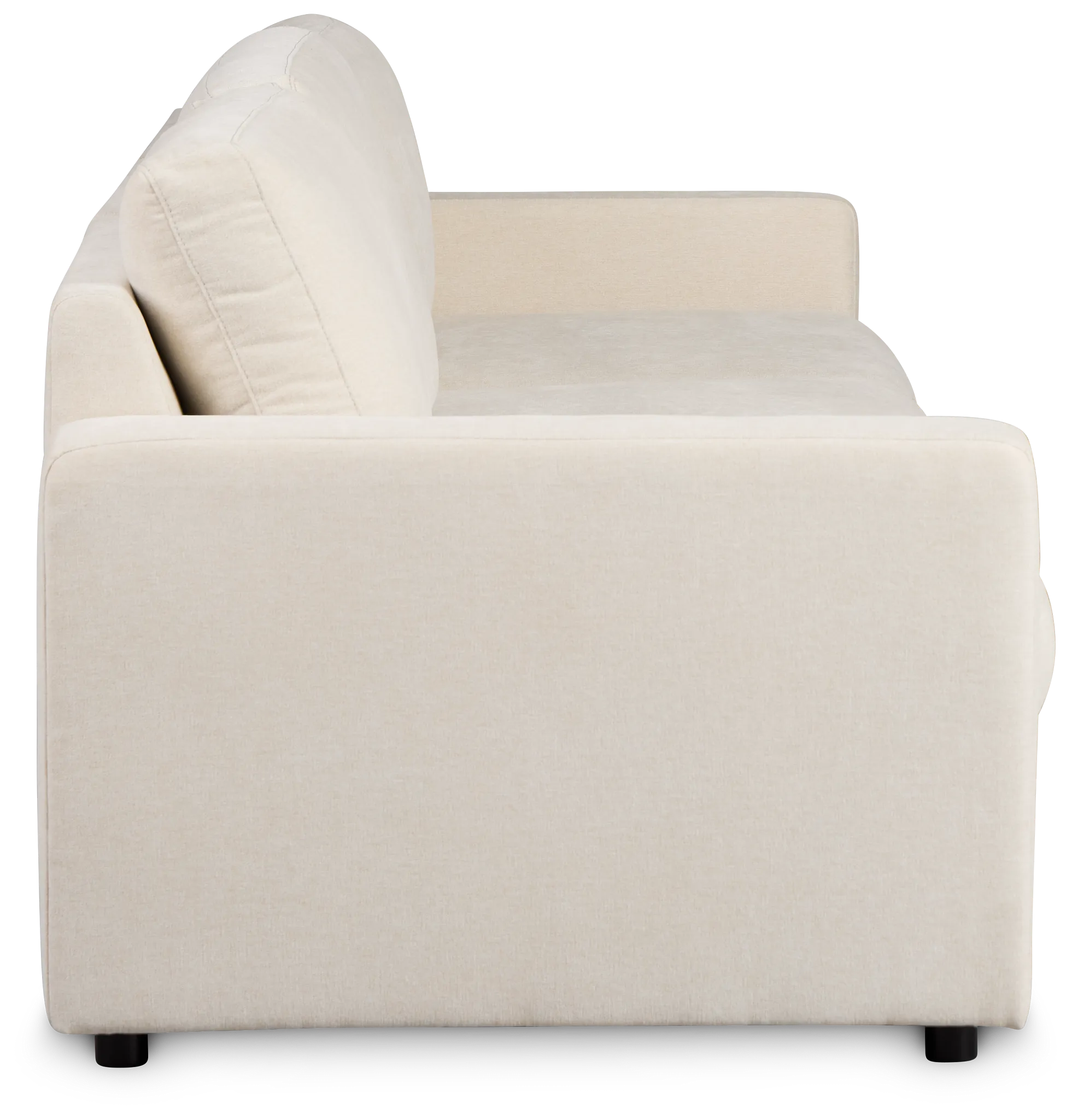 Addie Beige Fabric 3-piece Modular Storage Sofa