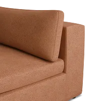 Destin Sutton Orange Fabric 8-piece Modular Sectional