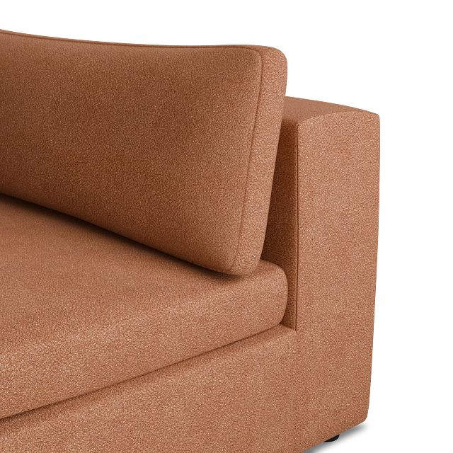Destin Sutton Orange Fabric 8-piece Modular Sectional
