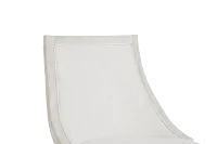 Boca Grande Light Tone Curved Upholstered Side Chair