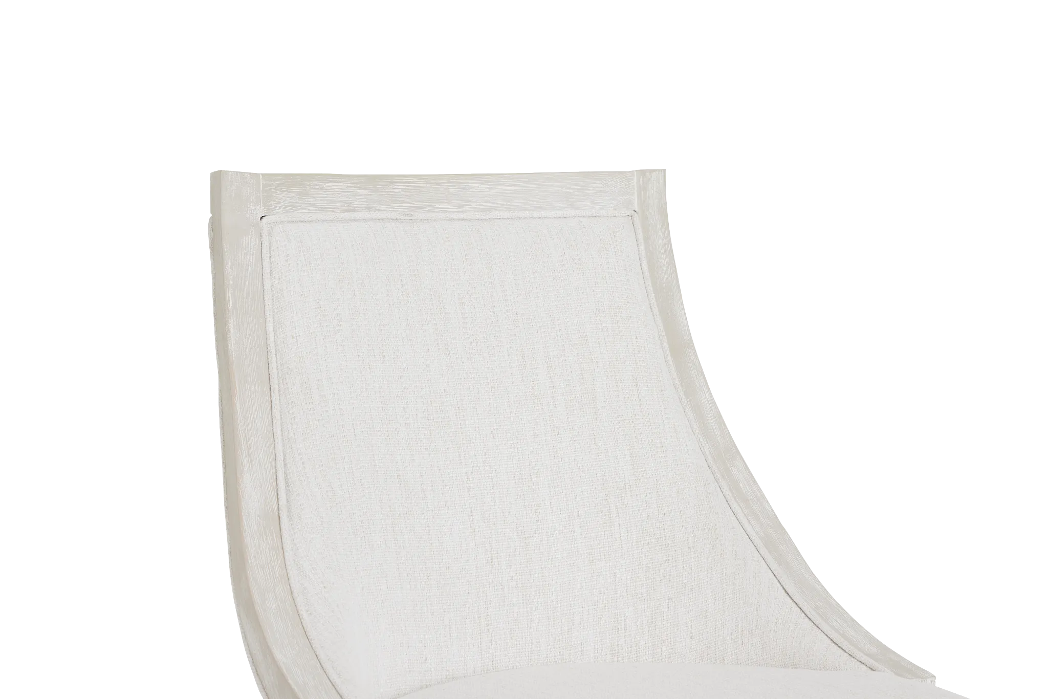 Boca Grande Light Tone Curved Upholstered Side Chair