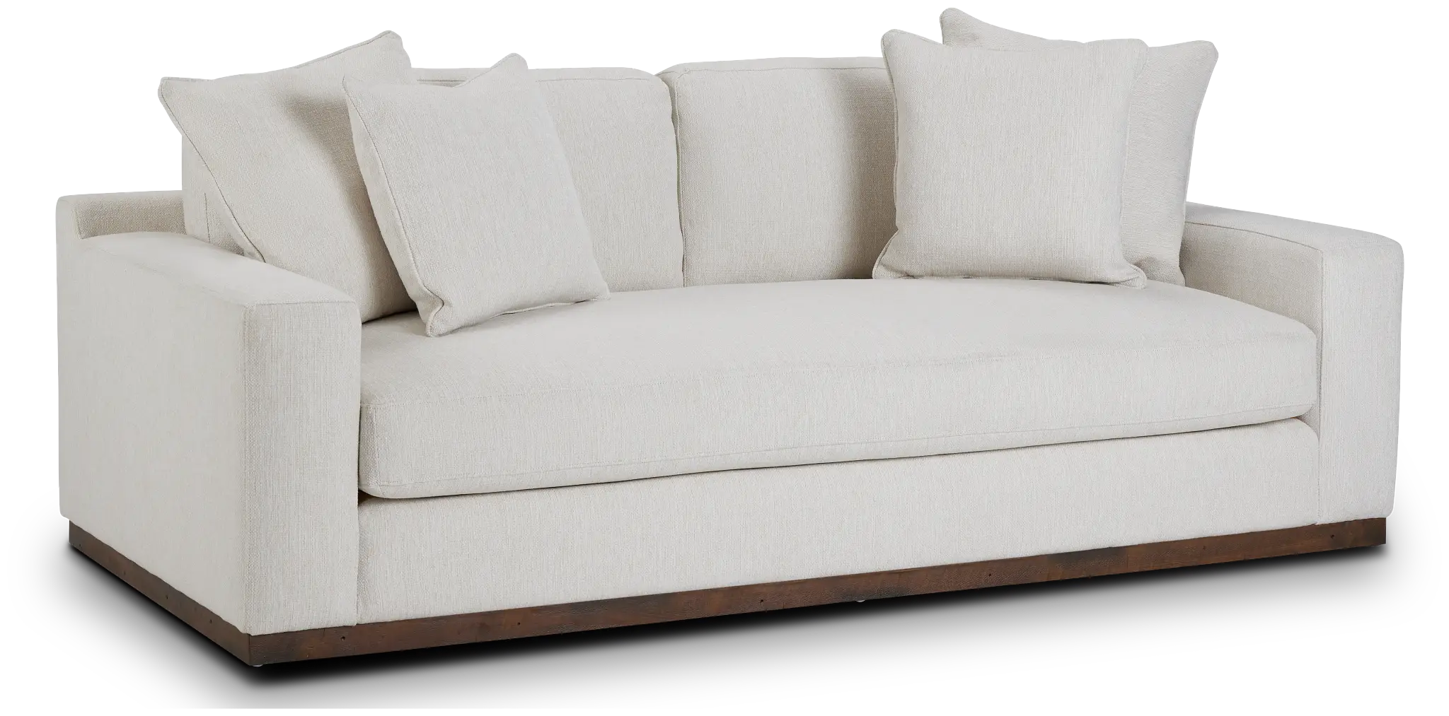 Mckenzie White Fabric Sofa Mckenzie White Fabric Sofa