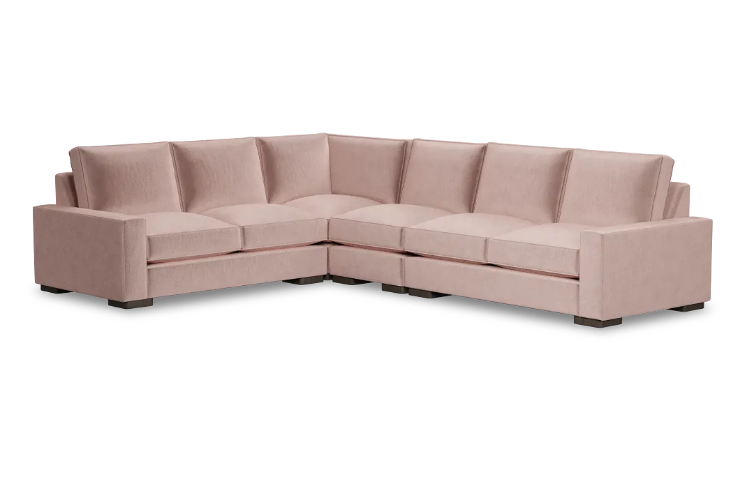 Edgewater Joya Light Pink Medium Two-arm Sectional