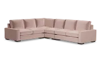 Edgewater Joya Light Pink Medium Two-arm Sectional
