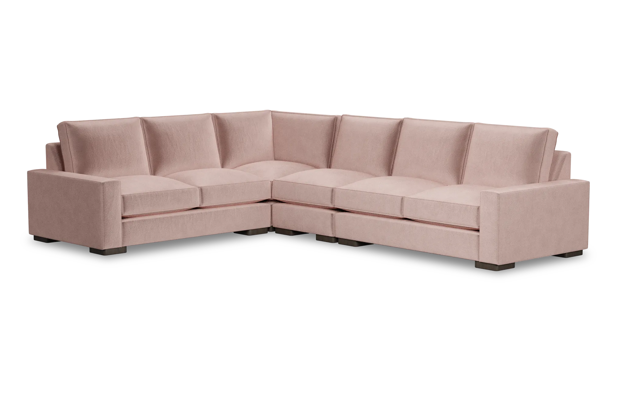 Edgewater Joya Light Pink Medium Two-arm Sectional