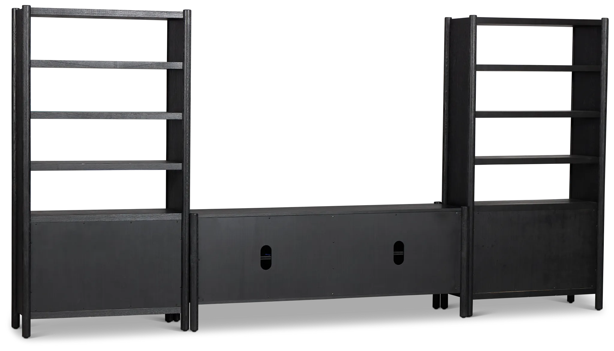 Santorini Black 71" Entertainment Wall