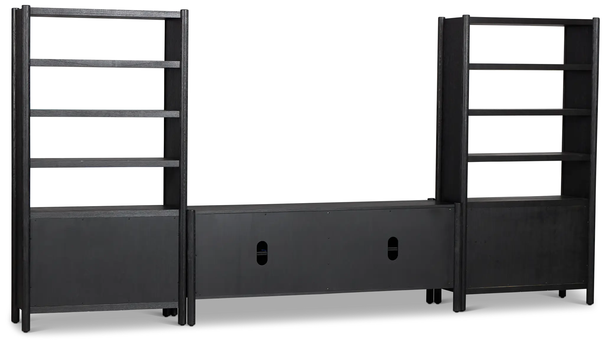 Santorini Black 71" Entertainment Wall Santorini Black 71" Entertainment Wall
