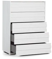 Everett White Drawer Chest