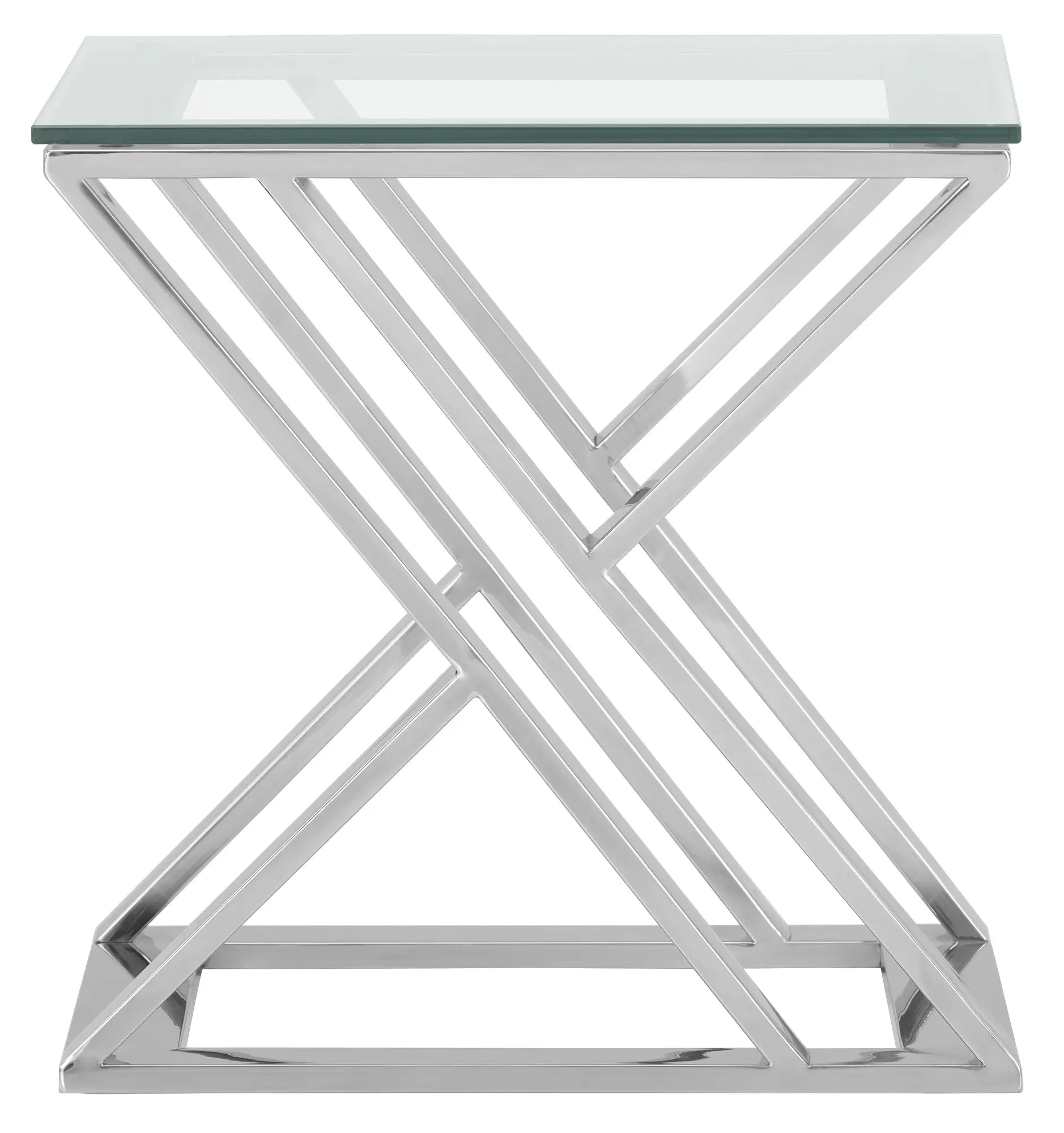 Jada Glass Square End Table Jada Glass Square End Table