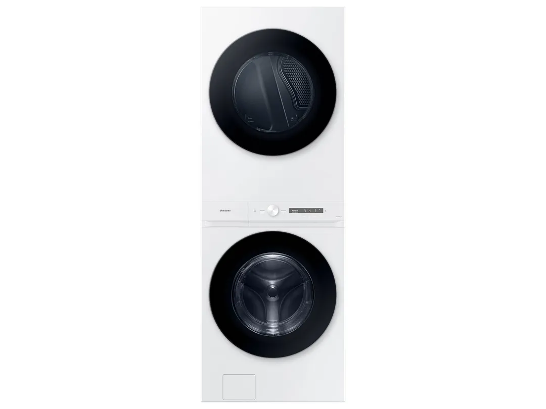Samsung Bespoke Series White Electric Laundry Center