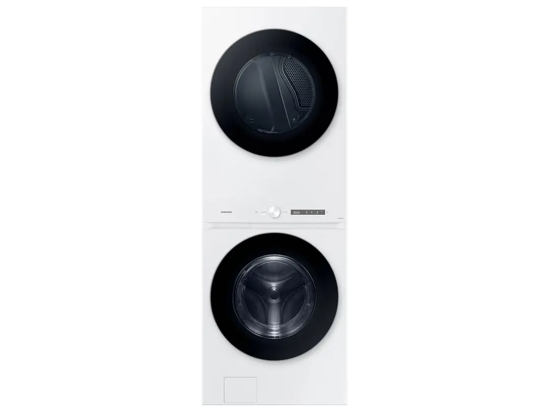 Samsung Bespoke Series White Electric Laundry Center Samsung Bespoke Series White Electric Laundry Center