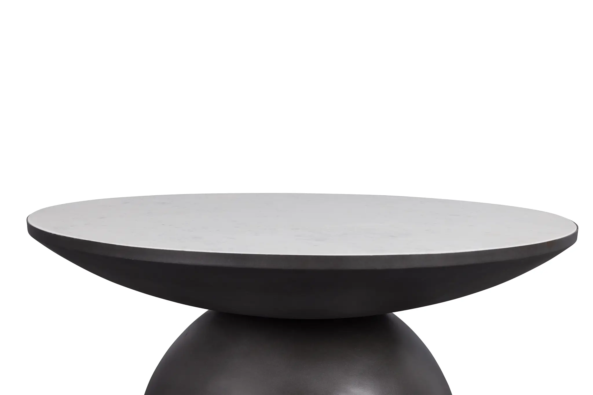 Darby White Marble Round Coffee Table Darby White Marble Round Coffee Table