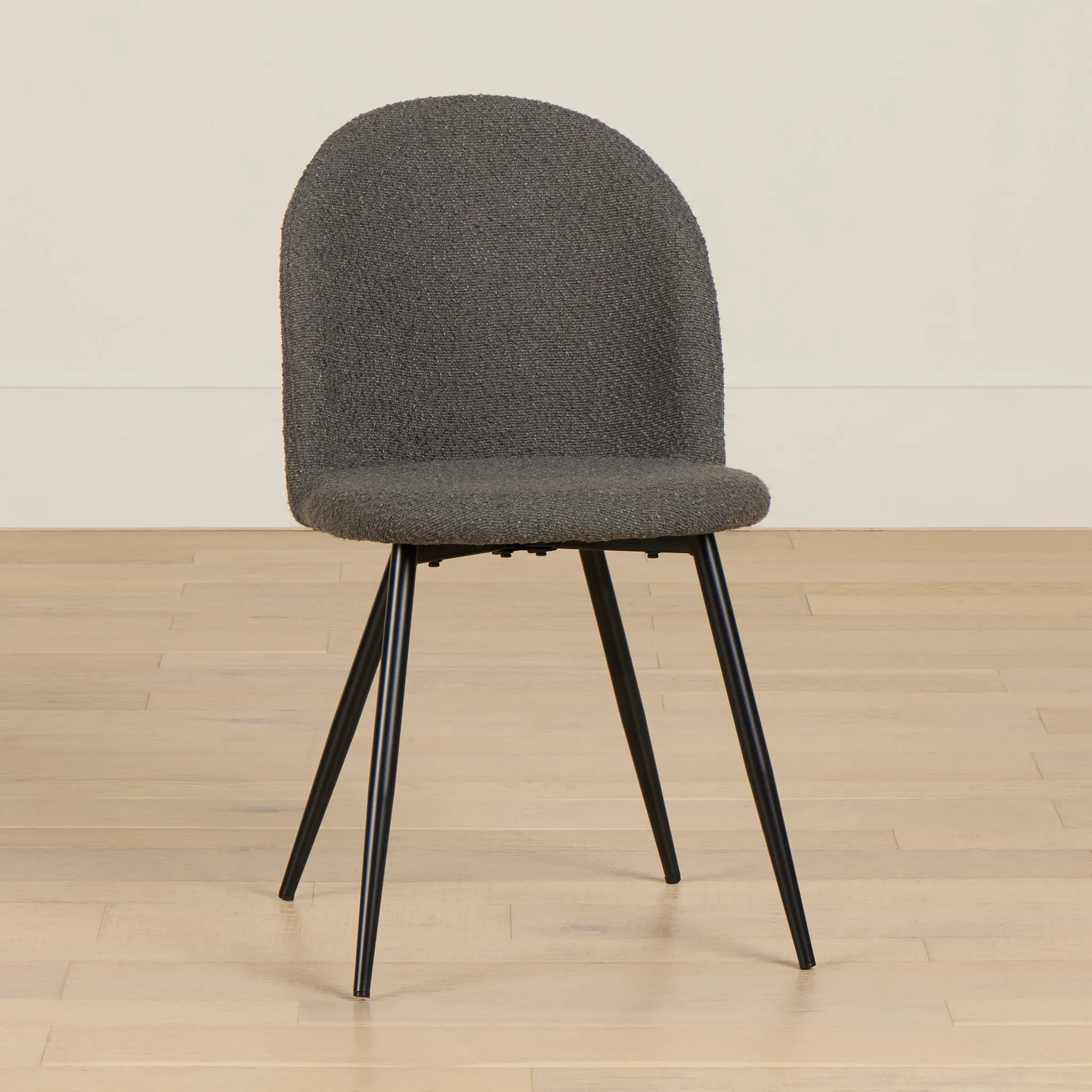 Alba Dark Brown Upholstered Side Chair