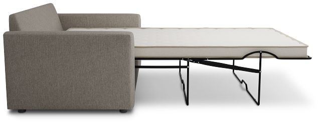 Siesta Elevation Khaki Fabric Innerspring Sleeper