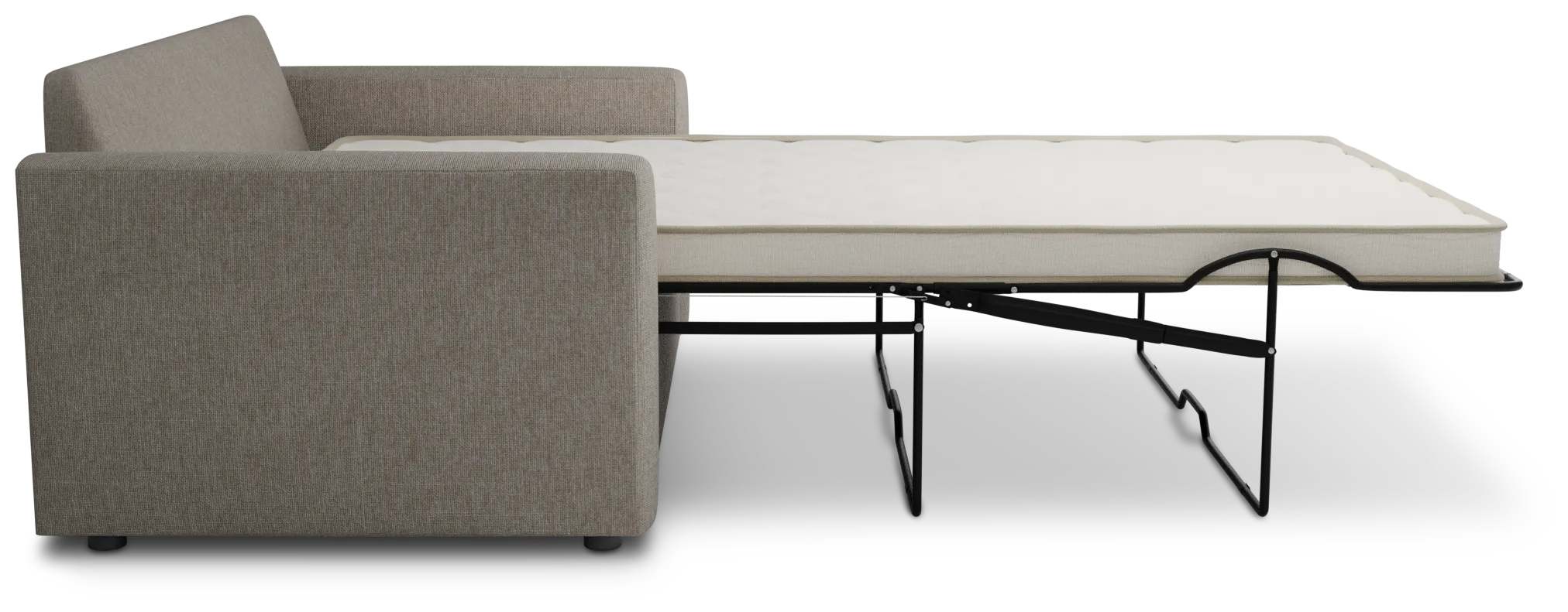 Siesta Elevation Khaki Fabric Innerspring Sleeper