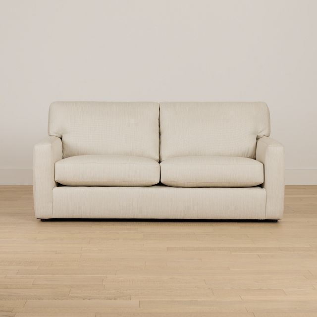 Rhodes Beige Fabric Cooling Memory Foam Sleeper