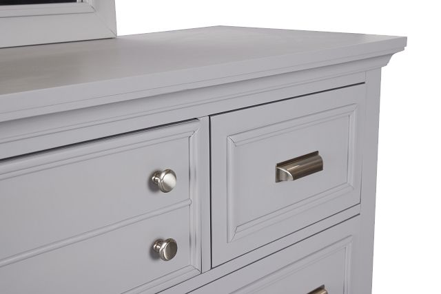 Cape Cod Gray Dresser & Mirror