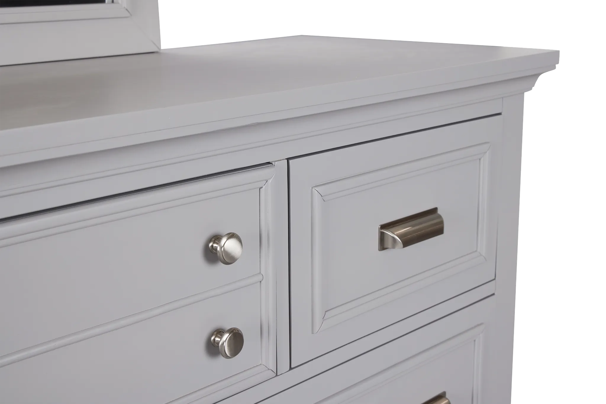 Cape Cod Gray Dresser & Mirror