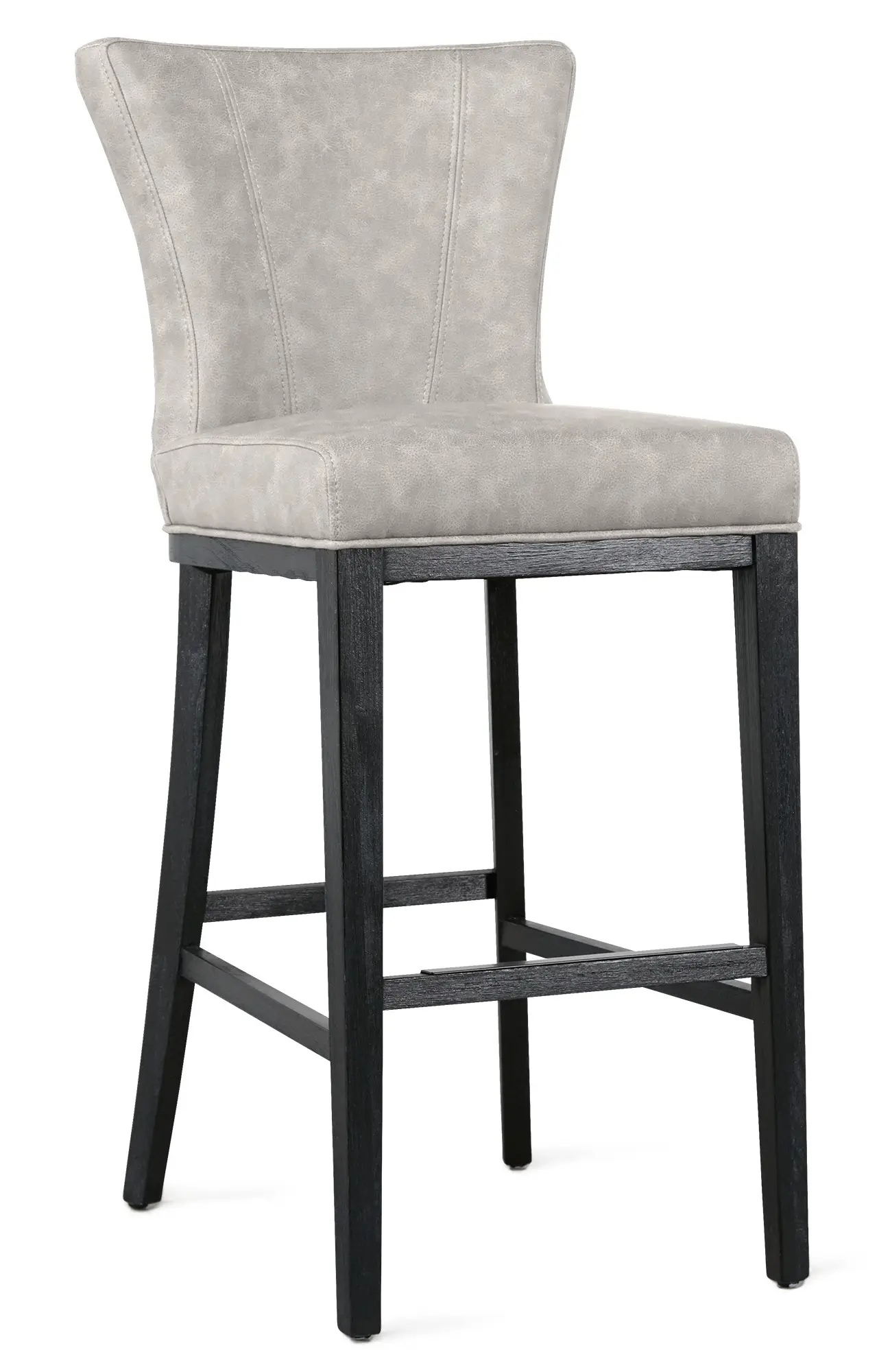 Lori Light Gray Micro 30" Barstool Lori Light Gray Micro 30" Barstool