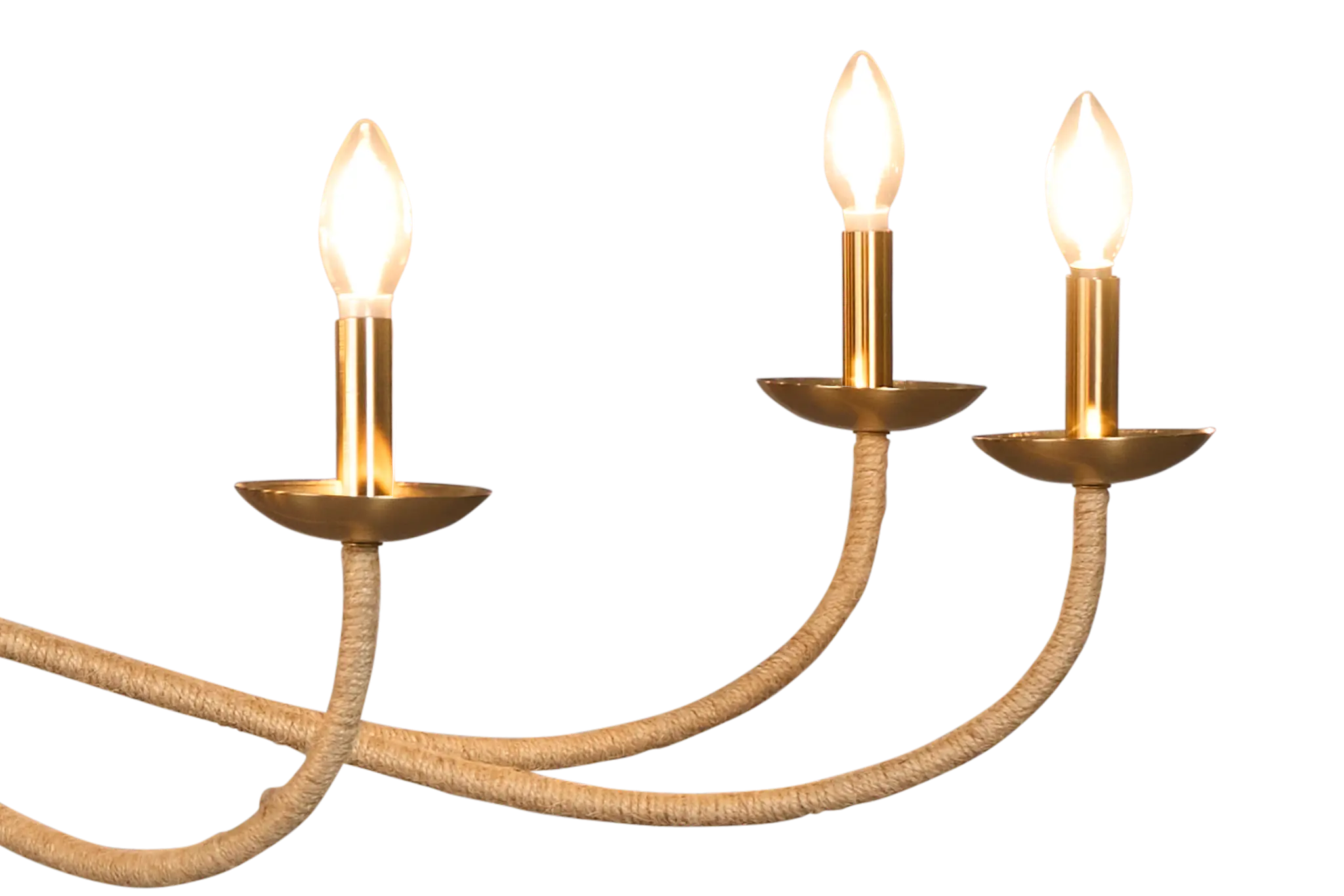 Granita Gold Jute Chandelier Granita Gold Jute Chandelier