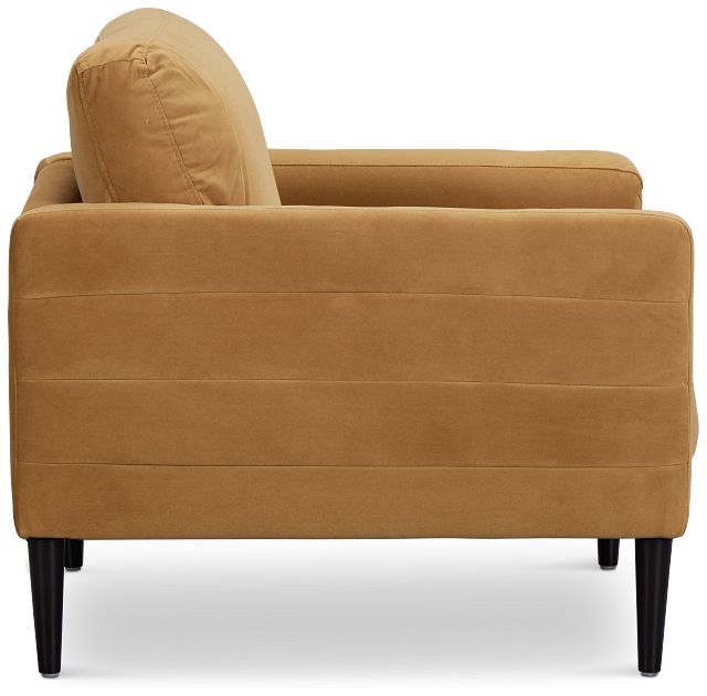 Nala Light Brown Velvet Chair