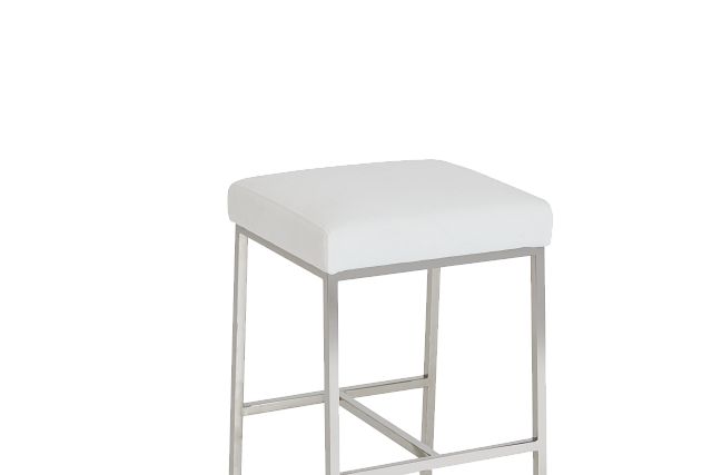 Miami Whitefabric 30" Stool