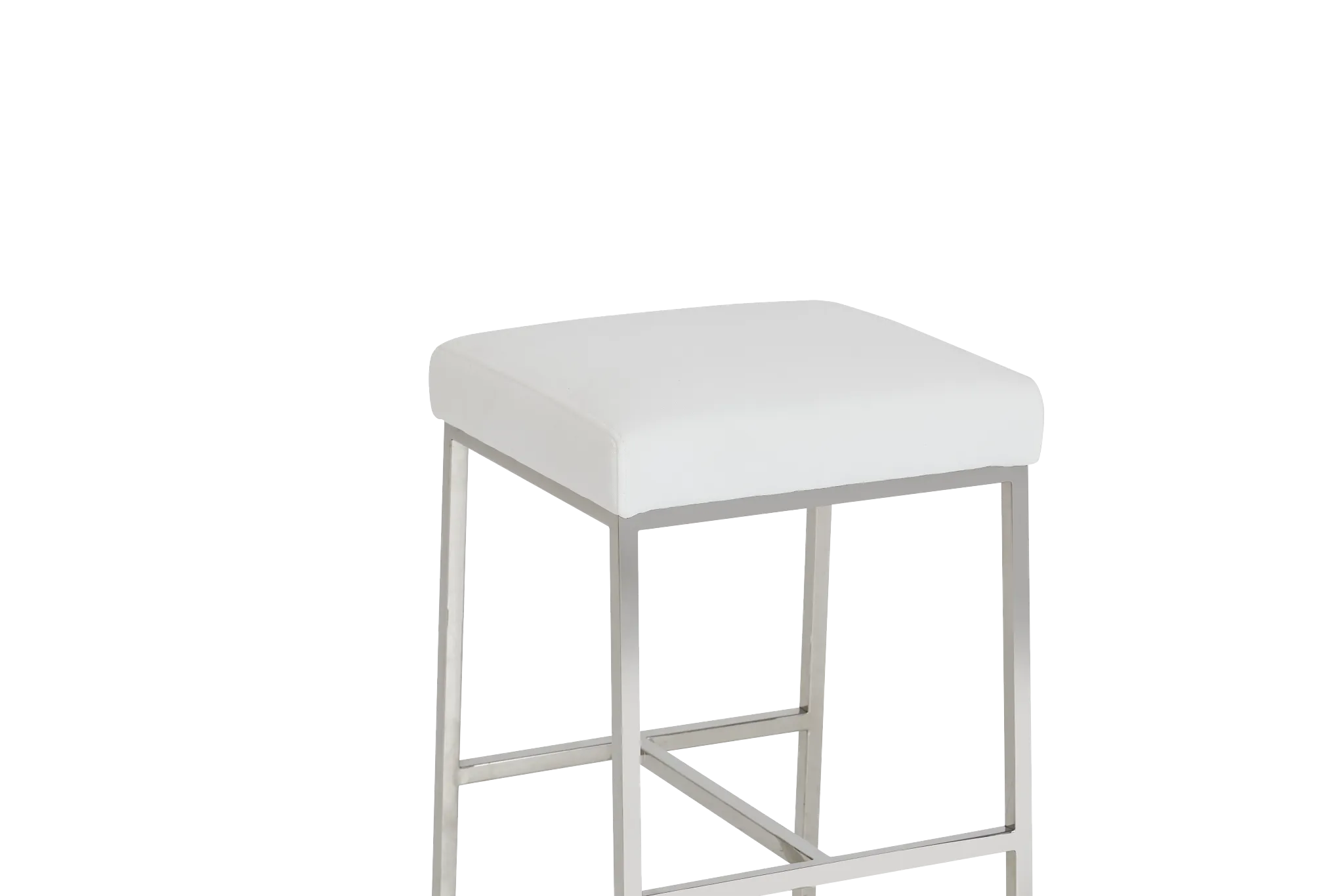 Miami Whitefabric 30" Stool