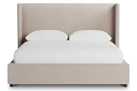 Captiva Elite Light Taupe 48" Upholstered Shelter Bed