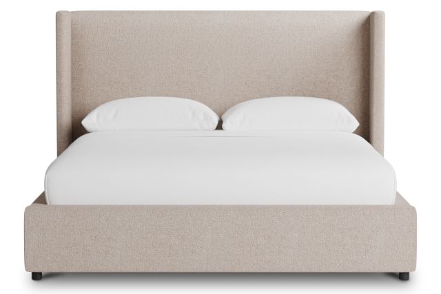 Captiva Elite Light Taupe 48" Upholstered Shelter Bed