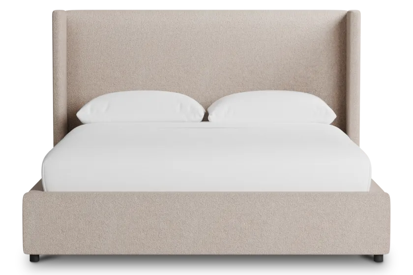 Captiva Elite Light Taupe 48" Upholstered Shelter Bed