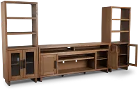 Richmond Light Tone 80" Door Entertainment Wall